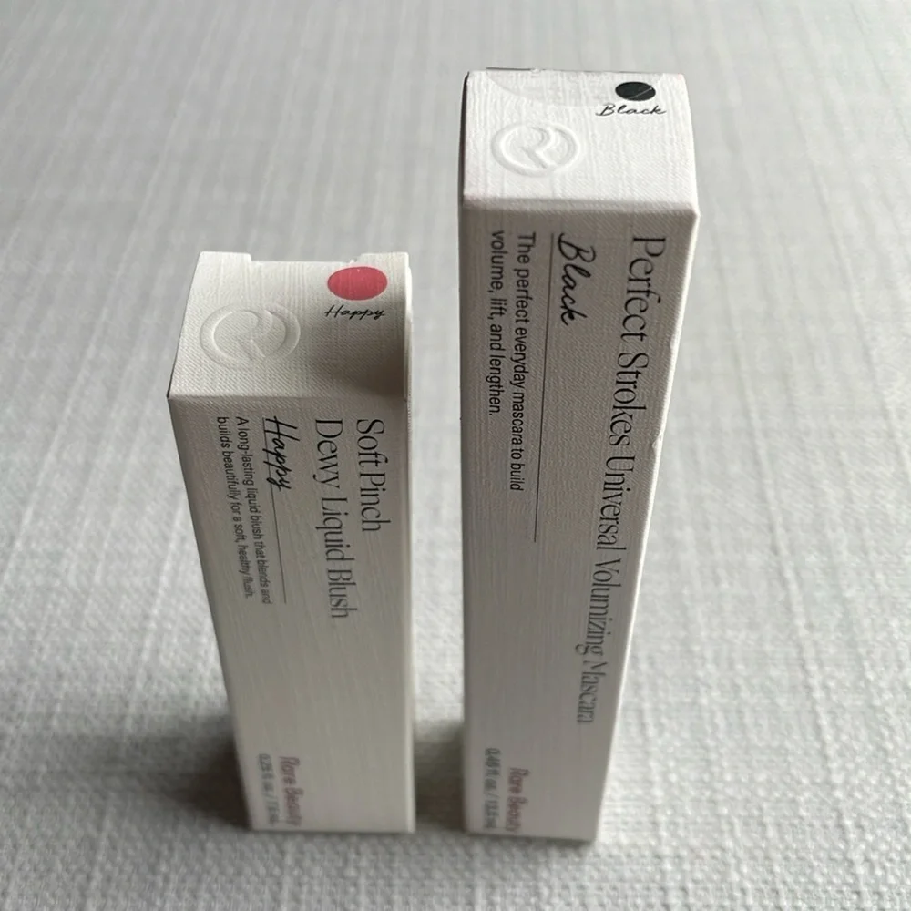 Rare Beauty Soft Pinch Liquid Blush - Happy & perfect strokes volumizing mascara